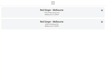Tablet Screenshot of melbourneredginger.com